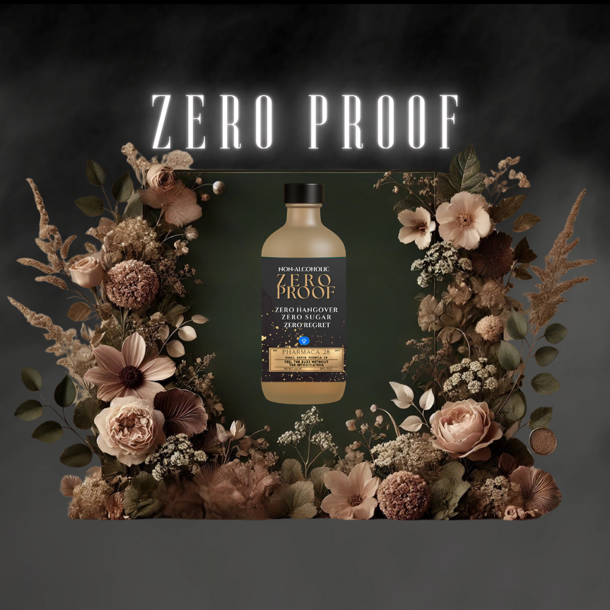 Zero Proof alcohol alternative drink from Pharmaca 28